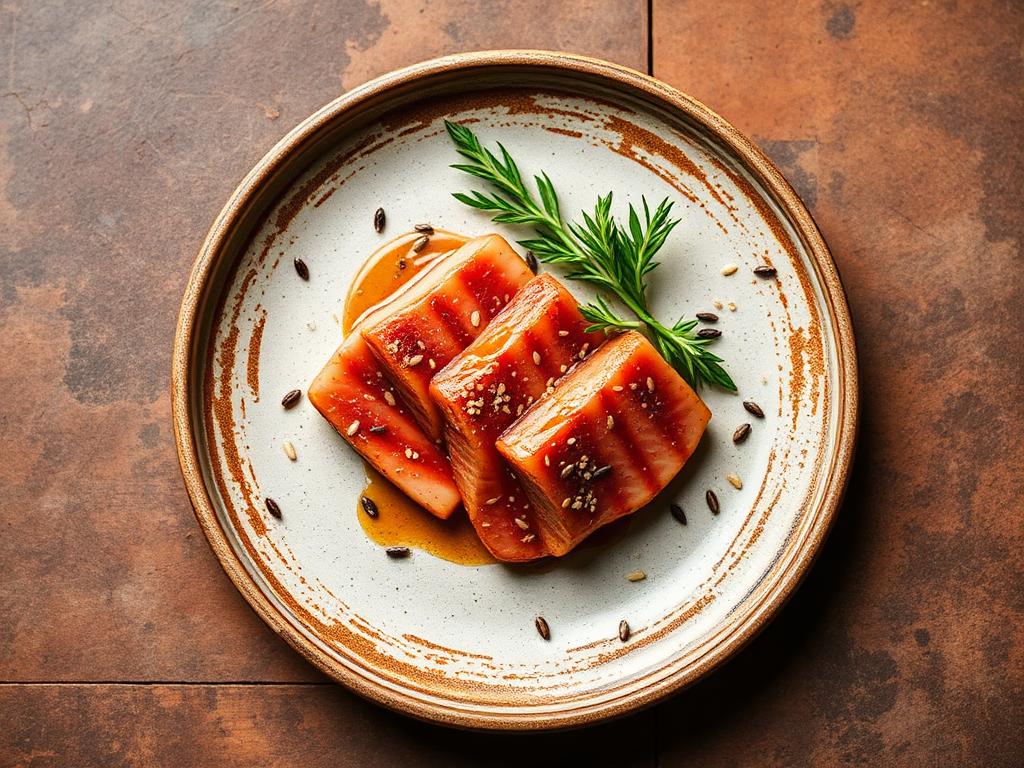 Tataki de atum com sésamo